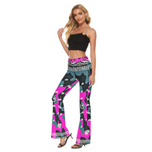 Load image into Gallery viewer, Superhero Society Jazzmen Pink Camouflage Skinny Flare Pants