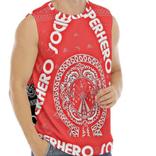 Load image into Gallery viewer, Superhero Society Miami Mix O-neck Sleeveless Tank Top