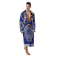 Load image into Gallery viewer, Superhero Society OG Blue Vibe Heavy Fleece Robe