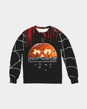 Load image into Gallery viewer, Superhero Society Spooky Pumkin Men's Classic French Terry Crewneck Pullover
