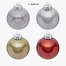 Load image into Gallery viewer, Superhero Society Holiday Luxury Christmas 4 Balls Set Ornaments