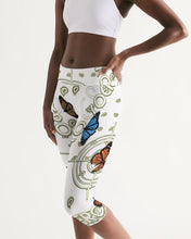 Load image into Gallery viewer, Superhero Society OG Golden Butterfly Women's Mid-Rise Capri