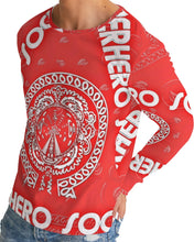 Load image into Gallery viewer, Superhero Society OG Red Long Sleeve Tee