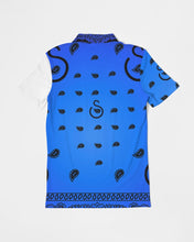 Load image into Gallery viewer, Superhero Society Blue Night Slim Fit Short Sleeve Polo