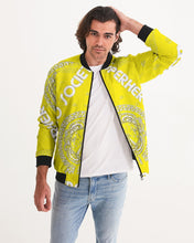 Load image into Gallery viewer, Superhero Society Moody Gold-tone Men's Bomber Jacket