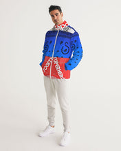 Load image into Gallery viewer, Superhero Society Blue Night Men's Windbreaker
