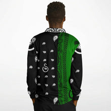 Load image into Gallery viewer, Superhero Society OG Black Grass Long Sleeve Polo Shirt