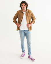 Load image into Gallery viewer, Jazzmen pink collection Men's Hightop Canvas Shoe