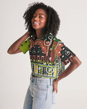 Load image into Gallery viewer, Superhero Society Culture Block Women's Lounge Cropped Tee