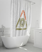 Load image into Gallery viewer, Superhero Society street wear spring edition Shower Curtain 72"x72"