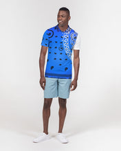 Load image into Gallery viewer, Superhero Society Blue Night Slim Fit Short Sleeve Polo