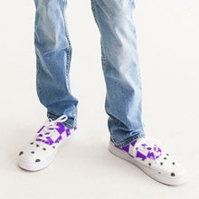 Load image into Gallery viewer, Superhero Society Purple Diamond Lace Low Top Shoe