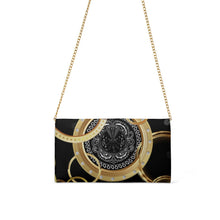 Load image into Gallery viewer, Superhero Society Gold Tears Flap Shoulder Bag with Chain