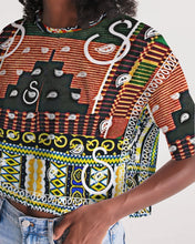 Load image into Gallery viewer, Superhero Society Culture Block Women's Lounge Cropped Tee