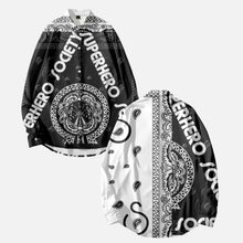Load image into Gallery viewer, Superhero Society OG Classic Black Shield Sleeve Shirts
