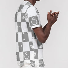 Load image into Gallery viewer, Superhero Society Gray Diamond Men's Everyday Pocket Tee