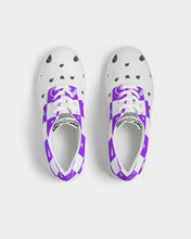 Load image into Gallery viewer, Superhero Society Purple Diamond Lace Low Top Shoe