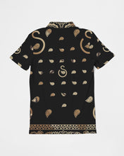 Load image into Gallery viewer, Superhero Society OG Classic Broadway Brown Men's Slim Fit Short Sleeve Polo