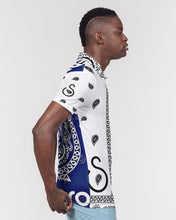 Load image into Gallery viewer, Superhero Society OG Classic Blue Night Men's Slim Fit Short Sleeve Polo