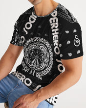 Load image into Gallery viewer, Superhero Society Black/White Twin Men's Tee