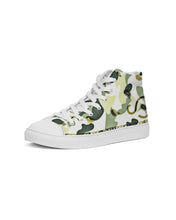 Load image into Gallery viewer, Superhero Society Lazy Green Camouflage Hightop Canvas Shoe