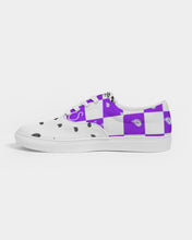 Load image into Gallery viewer, Superhero Society Purple Diamond Lace Low Top Shoe