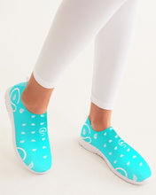 Load image into Gallery viewer, Superhero Society OG Classic Neon Blue Women's Slip-On Flyknit Shoe