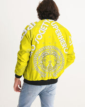 Load image into Gallery viewer, Superhero Society Moody Gold-tone Men's Bomber Jacket