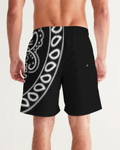 Load image into Gallery viewer, Superhero Society Black Shield Men's Swim Trunk