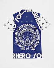 Load image into Gallery viewer, Superhero Society OG Classic Blue Night Men's Slim Fit Short Sleeve Polo