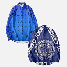 Load image into Gallery viewer, Superhero Society OG Classic Blue Night Sleeve Shirt
