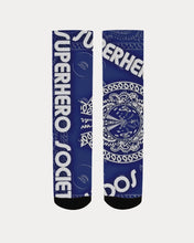 Load image into Gallery viewer, Superhero Society OG Classic Blue Night Unisex Socks