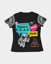 Load image into Gallery viewer, Ss Space G.O.A.T Tour Women's Tee