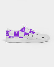 Load image into Gallery viewer, Superhero Society Purple Diamond Lace Low Top Shoe