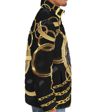 Load image into Gallery viewer, Superhero Society Gold Tears Puffer Jacket