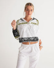 Load image into Gallery viewer, Superhero Society street wear edition 7 Women's Cropped Windbreaker