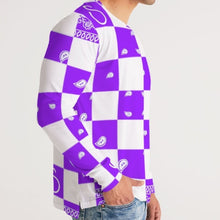 Load image into Gallery viewer, Superhero Society Purple Diamond Long Sleeve Tee