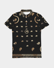 Load image into Gallery viewer, Superhero Society OG Classic Broadway Brown Men's Slim Fit Short Sleeve Polo
