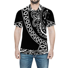 Load image into Gallery viewer, S Society Black Shield Blanks Polo Shirt
