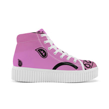 Load image into Gallery viewer, Superhero Society Jazzmen Pink Women's High Top Platform Shoes