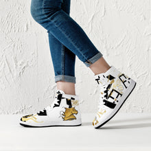 Load image into Gallery viewer, S Society Imperial Gold London High-Top Leather Sneakers