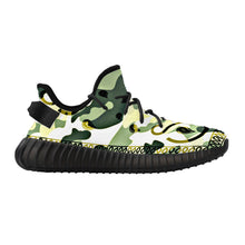 Load image into Gallery viewer, Superhero Society Lazy Green Camouflage Runner Sneaker - Black