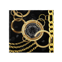 Load image into Gallery viewer, Superhero Society Gold Tears Luxury Silk Scarf