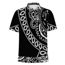 Load image into Gallery viewer, S Society Black Shield Blanks Polo Shirt