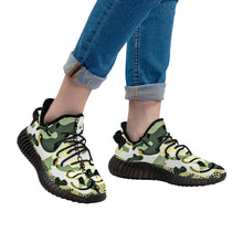 Load image into Gallery viewer, Superhero Society Lazy Green Camouflage Runner Sneaker - Black