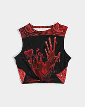 Load image into Gallery viewer, S Society Spooky Love Twist-Front Tank
