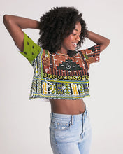 Load image into Gallery viewer, Superhero Society Culture Block Women's Lounge Cropped Tee