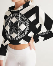 Load image into Gallery viewer, Superhero Society X-Hero Women's Cropped Hoodie