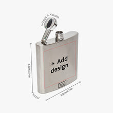Load image into Gallery viewer, S Society 6oz Stainless Steel Classic Flask