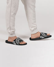 Load image into Gallery viewer, Superhero Society Black/White Twin Men's Slide Sandal